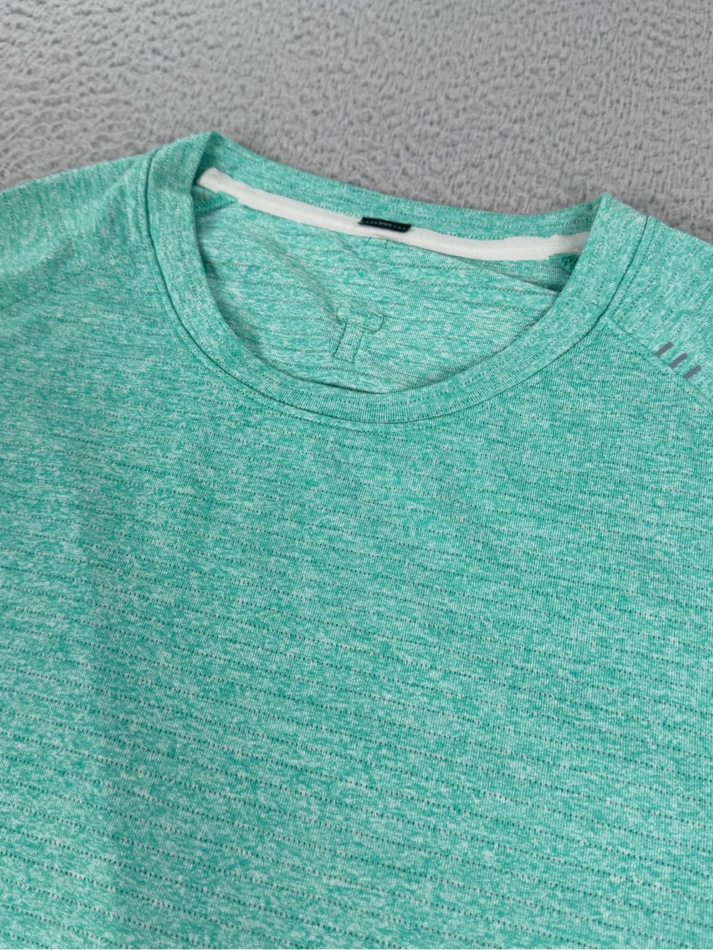 Lululemon Drysense Shirt Mens Large Green Short Sleeve Athletic Training Workout
